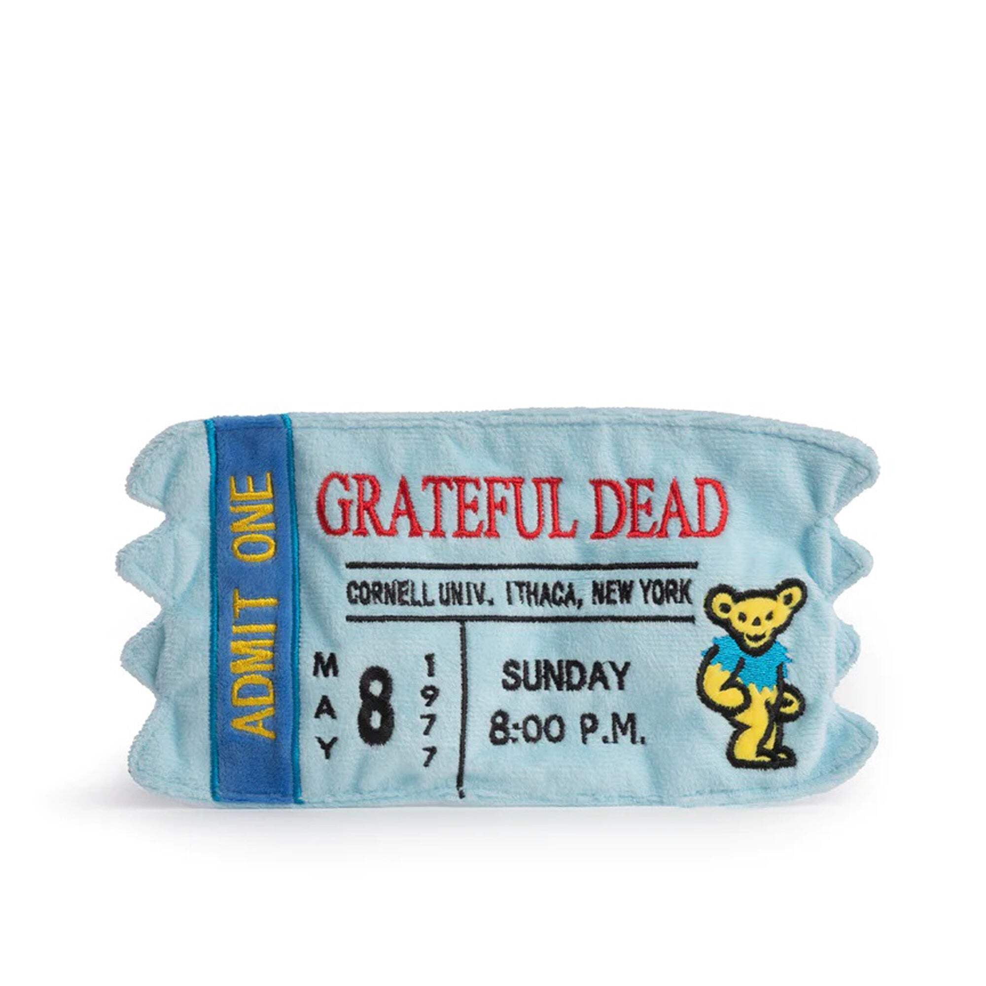 Fab Dog 849088052224 Grateful Dead Admission Ticket Dog Toy