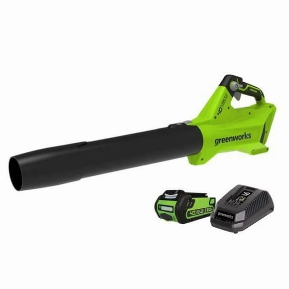 Greenworks 40V 450 CFM Cordless Leaf Blower, 2.0Ah Battery and Charger Included