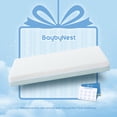thumbnail image 3 of BaybyNest Mini Crib Mattress, Breathable Tencel-Lyocell Cover & Gel Memory Foam for Dual-Sided Infants & Toddlers, Fits Portable Cribs and Playards - 38x24x4 inches, 3 of 10