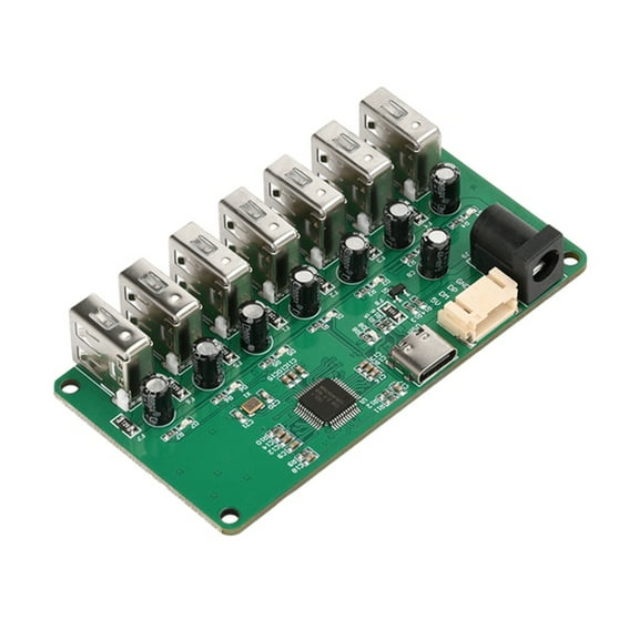 NEW DC5V Micro-USB USB 2.0 HUB Module 1 to 7 Port Hub Seven Splitter Expansion with LED 480Mbps