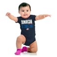 thumbnail image 4 of Dominican Not Can't DR Heritage Pride Romper Boys or Girls Infant Baby Brisco Brands NB, 4 of 6