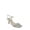 Silver, variant on Jewel Badgley Mischka Maci Metallic Sandal with Rhinestone Knot Detail