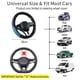 thumbnail image 2 of Funda para volante de coche, sin anillo interior, decoración interior general para todas las estaciones, antideslizante, 2 of 6