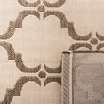 thumbnail image 5 of SAFAVIEH Courtyard Estelle Geometric Indoor/Outdoor Area Rug, 4' x 5'7", Beige/Brown, 5 of 9