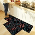 thumbnail image 5 of Kitchen Rug Mat Halloween Scary Cats, Set of 2, Anti-Fatigue Non-Skid Washable Kitchen Runner Rugs, Black Soft Comfort Rug for Kitchen, Floor Home, Front of Sink, Laundry, 5 of 6