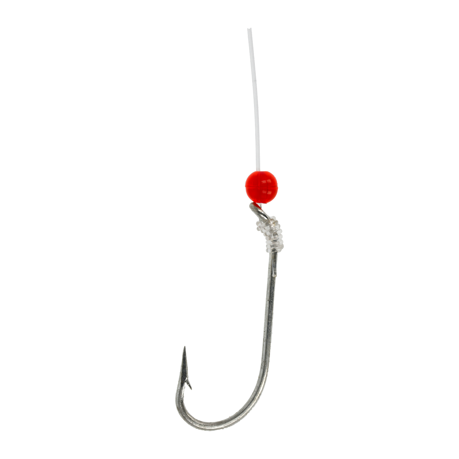 Lazer Sharp 9180H-2 Snelled O'Shaughnessy 1X Long Hook, Bronze, Size 2