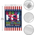 thumbnail image 2 of Made In USA Hands Off Protest House Flags Double Sided Hilarious Outdoor Flag, 2 of 6