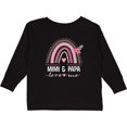 thumbnail image 3 of Inktastic Mimi and Papa Love Me Rainbow Girls Long Sleeve Toddler T-Shirt, 3 of 5