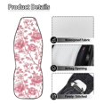 thumbnail image 5 of Chririnla Pink Peony Floral Print Front Seat Covers for Automobile, Easy to Install Waterproof Stretchy Polyester Fabric Automotive Seat Covers, 5 of 12