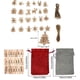 thumbnail image 2 of Ounissouiy 24 piezas bolsas de calendario de Navidad DIY dulces aperitivos almacenamiento de regalo decoración del hogar de vacaciones con pegatinas Clips Kits de decoración para fiestas C Ounissouiy HA010040-03B, 2 of 6