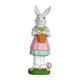 thumbnail image 3 of Figura de conejito de Pascua Escultura de conejito Lindo centro de mesa de artesanía de pie Conejo Señora Conejo, 3 of 9