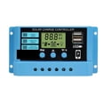 thumbnail image 1 of Contrôleur de Charge Solaire 10A 20A 30A 12V 24V MPPT 50VDC PVC Régulateur Écran Coloré, 1 of 5