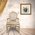 thumbnail image 3 of Stellar Design Studio 26x26 Gold Ornate Wood Framed with Double Matting Museum Art Print Titled - Bear Bath, 3 of 4