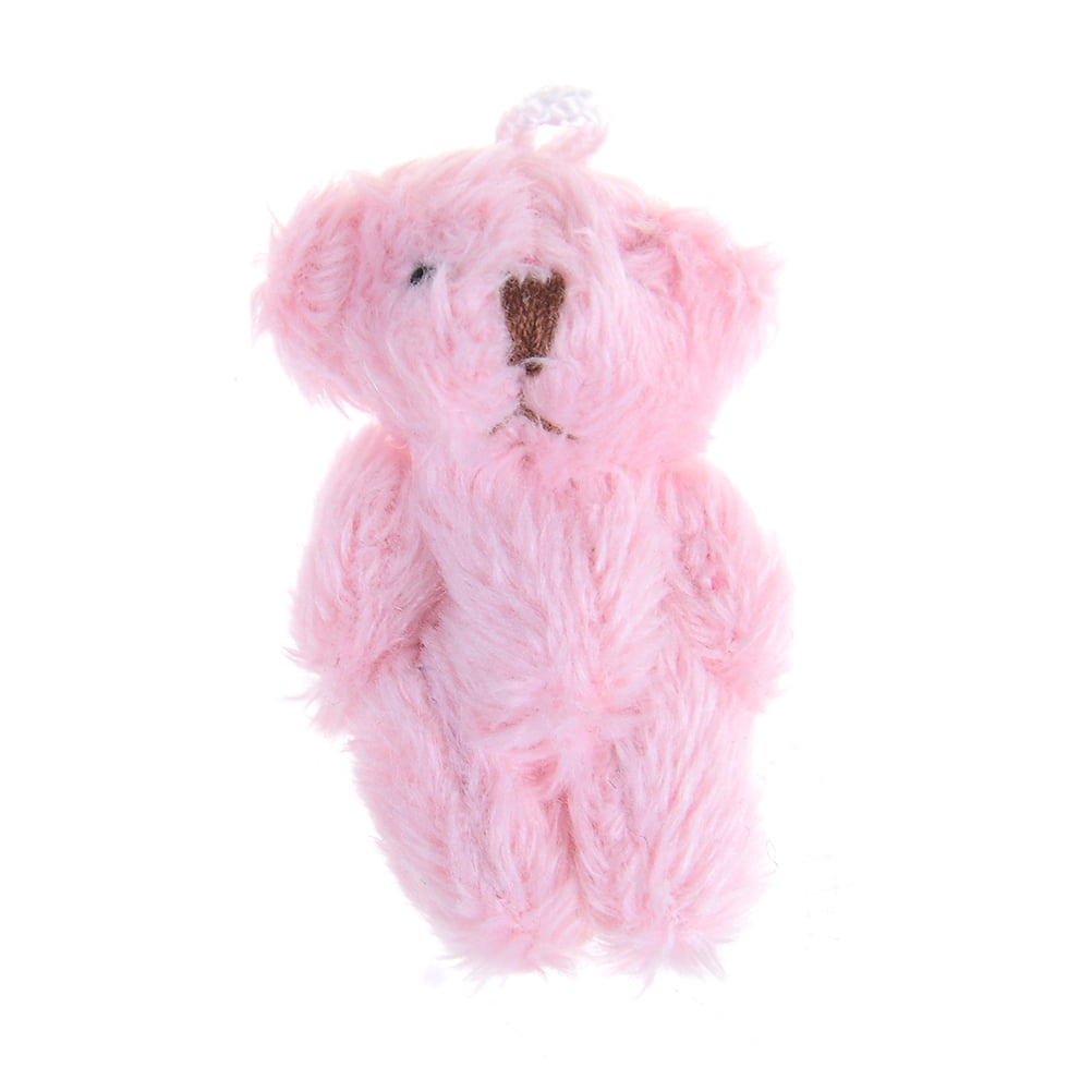 Mini 4.5 cm fluffy bear plush stuffed toy doll for kids candy box gifts toys JB 