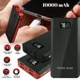 thumbnail image 4 of 10000mah Portable Power Bank External Battery Pack 4USB Charger for Cell Phone Red, 4 of 6