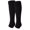 Midnight Majesty Black - Regular, variant on Women's Knitted Boot Cuffs Short Boot Socks and Leg Warmers