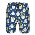 thumbnail image 3 of Balery Star Penguin Traje de Baño Estilo Hawaiano para Hombre, Shorts de Secado Rápido con Bolsillos-X-Large, 3 of 6