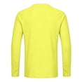 thumbnail image 5 of GrmtClth Men's Sun Block Raglan Crew Neck Long Sleeve Athletic T Shirt, Small Chest Graphic Regular Fit Fishing Running Outdoor Tops Yellow 2XL, 5 of 7