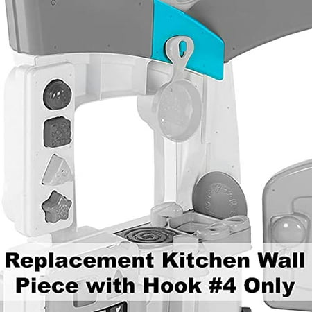 Replacement Parts for Fisher-Price Laugh & Learn Smart Learning Home - FJP89 ~ Replacement Kitchen Wall Piece ~ Top Inner Rear with Hook #4