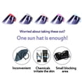 thumbnail image 4 of Creative Face-covering Sun Hat Summer Cycling Protection Sun Hat Empty Top Frosted Lens Hat High-definition Transparent Protective Cap  Mask, 4 of 12