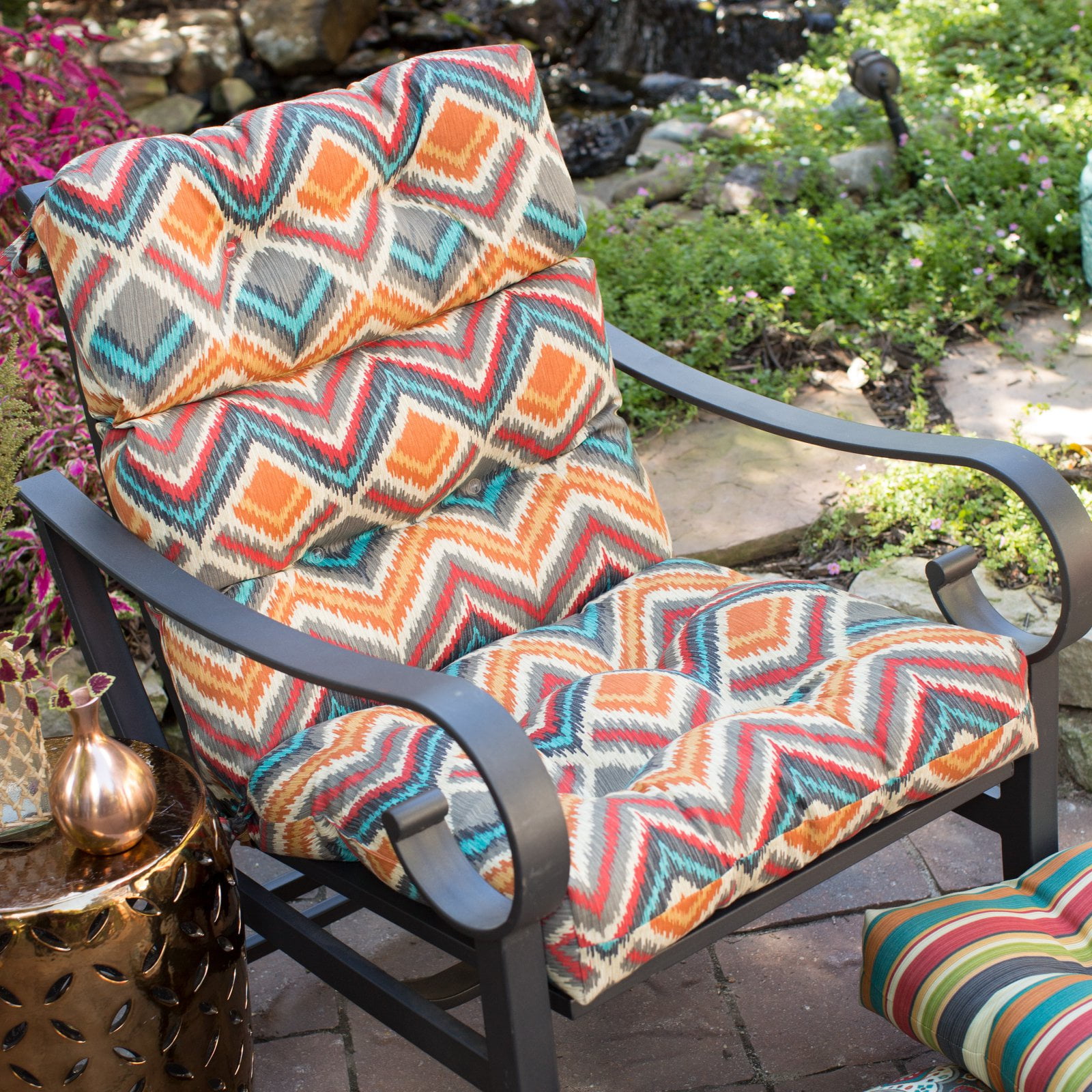 Coral Coast Global 44 X 22 In Outdoor High Back Chair Cushion