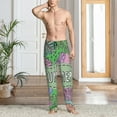 thumbnail image 5 of Vsdgher Summer Print Mens Pajama Pants Sleep & Lounge Pants, PJ Bottoms With elastic waistb and Pockets, 5 of 5