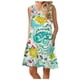 thumbnail image 1 of Elegante mujer sin mangas Rounk cuello verano cómodo bolsillos de impresión Casual vestido de tanque suelto OAVQHLG3B Store lin121212, 1 of 5
