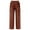 Brown, variant on inhzoy Kids Girls Cargo Jogger Pants 4 Pockets Cotton Fashion Bottoms with Drawstring Beige 4