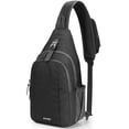 thumbnail image 1 of Mochila bandolera G4Free con bloqueo RFID negra, 1 of 9
