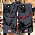 thumbnail image 2 of Funda mate para infinix NOTA 12 G96 11 10 8I 8 7 SMART 4 SPARK 8 8P 5 6 PRO S5 Funda Coque Capa Shell Marvel Lron Man Comics, 2 of 5