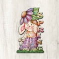 thumbnail image 4 of Designocracy Spring Bunny Easter Outdoor Decor Large Ornament by J. Mills-Price, 4 of 11
