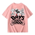 thumbnail image 2 of SHenli 100 Days Of School Shirt Girls Round Neck Short-Sleeve T-Shirt Loose Pullover Tops Toddler Clothes for Boys, 2 of 3