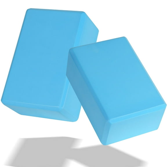 ATERCEL Yoga Blocks EVA Foam Fitness Yoga Stability & Strength Training 2 Pack 9"x6"x4"