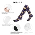 thumbnail image 5 of Sikiie Lavender Flowers 1 Pairs Compression Socks for Men and Women 15-20 mmHg Running Support Socks, 5 of 7
