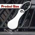 thumbnail image 2 of BlinkLLX 4 Pcs Portable Aluminum Alloy Key Ring Metal Shopping Cart Trolley Tokens Unisex Gift Keyrings for Men Women, 2 of 13