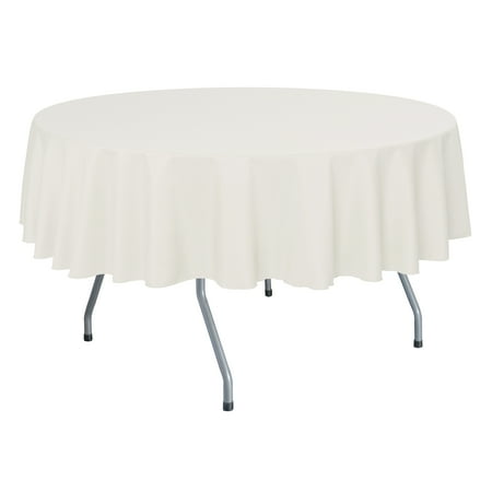 

Ultimate Textile 72-Inch Round Polyester Linen Tablecloth Oyster