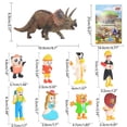 thumbnail image 3 of Set de juguetes de simulación de dinosaurio modelo animal con 8 muñecas para niños, 3 of 5