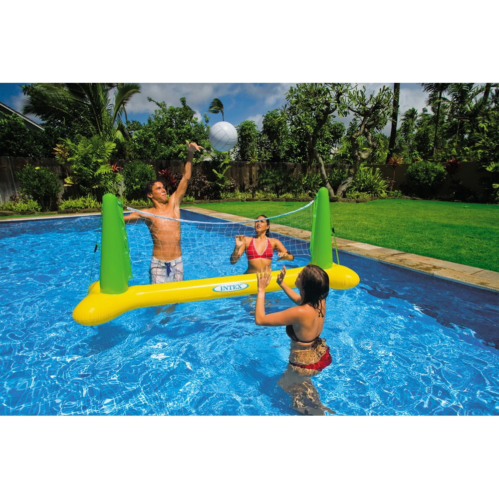 Intex Vinyl Volleyball Pool Games, Green
