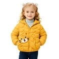 thumbnail image 6 of Staki Baby Boys Toddlers Winter Coats Puffer Jacket Hooded Down Snow Jacket Coat Outerwear Jacket Boys(Yellow,3-4 Years), 6 of 6