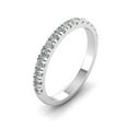 thumbnail image 3 of 1/2 Carat TW Women's Natural Diamond Wedding Bands in 10k White Gold (G Color, I1 Clarity), 3 of 5