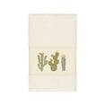 thumbnail image 5 of Authentic Hotel and Spa  Turkish Cotton Cactus Embroidered Cream 4-piece Towel Set, 5 of 5
