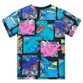 thumbnail image 3 of FINALGANG Boy's Top Spring Kids Colorful Dinosaur Collage Print T-Shirt Short Sleeve Crewneck Tee Shirt For Daily Casual Outdoor Activities Holiday Top, 3 of 9