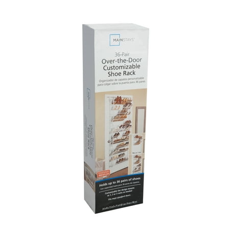 Mainstays over The Door Shoe Rack, 36 Pair (Dimensions: 24"x 7.5"x 71")