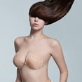 thumbnail image 2 of Jinsinto Adhesive Bra, Breathable Strapless Bra Adhesive Push Up Backless Bra E, 2 of 5