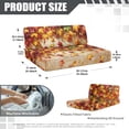 thumbnail image 7 of XYZCANDO Fall Leaf RV Dinette Cushion Covers Universal Camper Accessories Comfortable Cushion Covers for Couches and Sofas Soft Sofa Slip Covers for 2 Seat Cushion Couch, 7 of 7