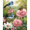 thumbnail image 2 of Pintura al óleo de pájaro en rama por números, pintura acrílica DIY, regalos de decoración del hogar Likrtyny decoración de arte, 2 of 8