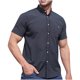thumbnail image 2 of Mens Manga Corta Botón Abajo Camisas de Moda Bordado de Pie Cuello Bolsillo, Blusa de Algodón para Uso Al Aire Libre Y Diario, 2 of 9