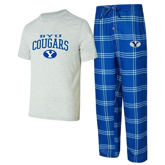 Men's Concepts Sport BYU Cougars T-Shirt & Pants Sleep Set
