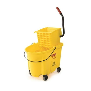 Wavebrake Side Press Combo Bucket 35 Qt, Yellow