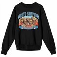 thumbnail image 4 of Naruto Shippuden Naruto Hokage Rock Crew Neck Long Sleeve Navy Fleece Adult Sweatshirt-XL, 4 of 7